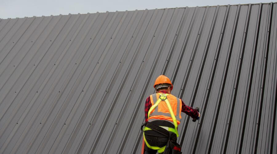 Professional metal roof installation services in Amherst Junction, WI