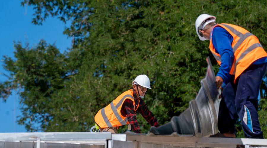 Professional metal roof installation in Amherst Junction, WI